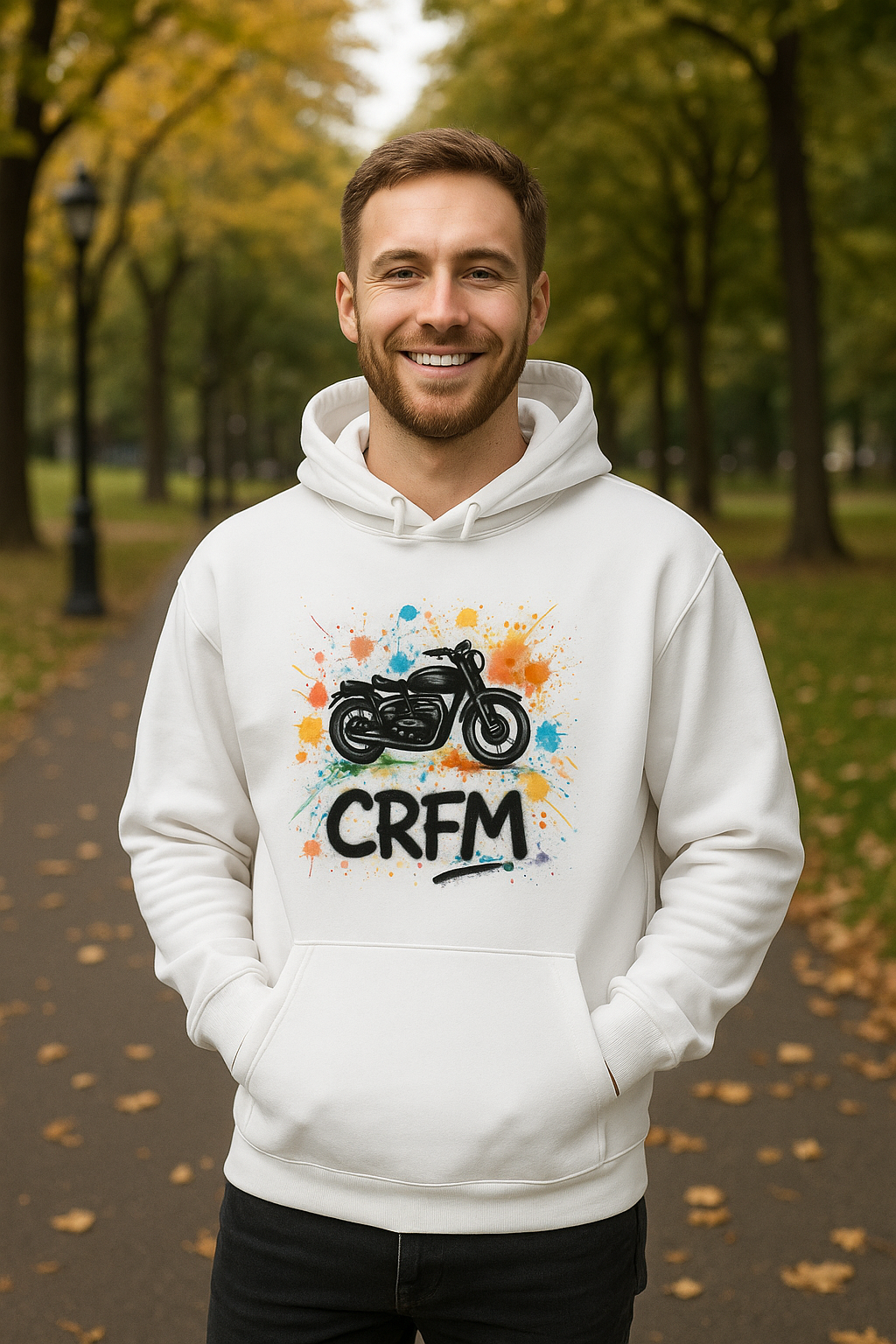 CoolRides FM Organic Cotton & Recycled Polyester Hoodie – Eco-Friendly Premium Streetwear - COOLRIDES FM