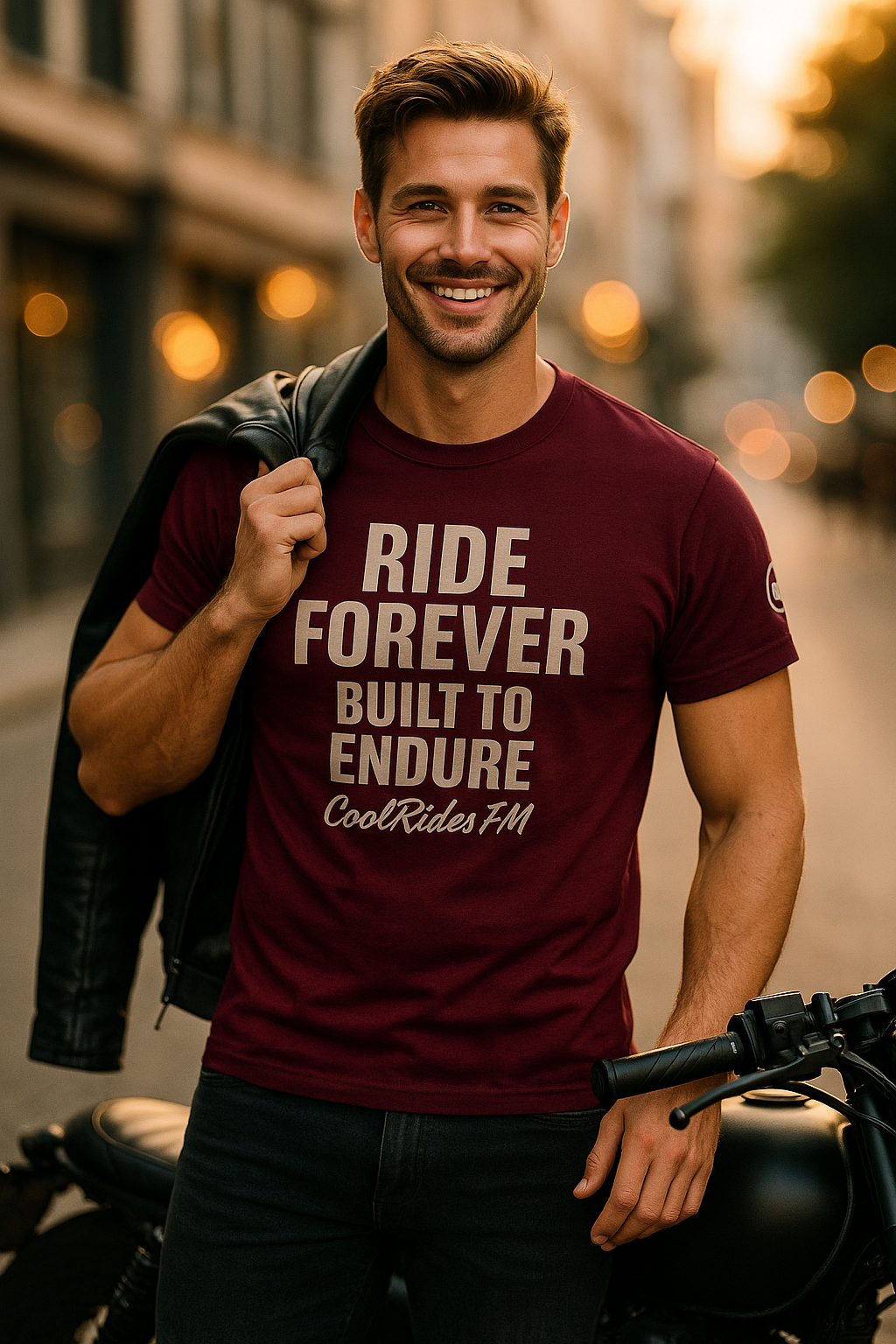 CoolRides FM Classic Tee | 100% Cotton, 5.0–5.3 oz - COOLRIDES FM