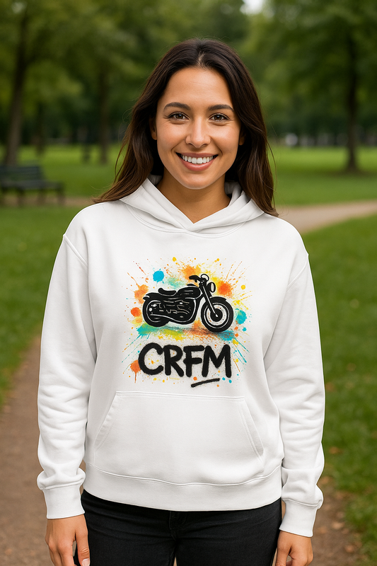 CoolRides FM Organic Cotton & Recycled Polyester Hoodie – Eco-Friendly Premium Streetwear - COOLRIDES FM
